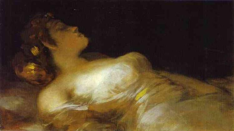 Francisco Jose de Goya Sleep Sweden oil painting art
